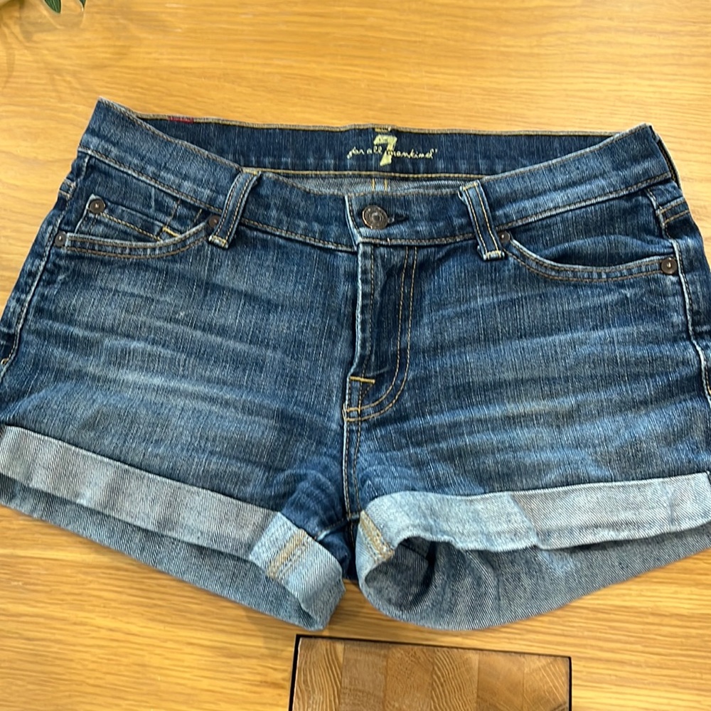 7 For All Mankind cuffed shorts